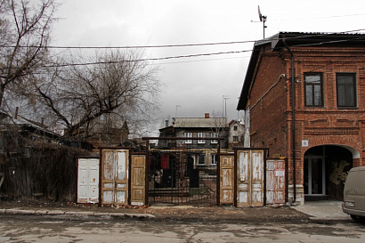 «Забор Вершинина», фрагмент реконструкции исторической среды